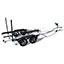 Trailer - White Frame with Black Fenders and Aluminum Wheels